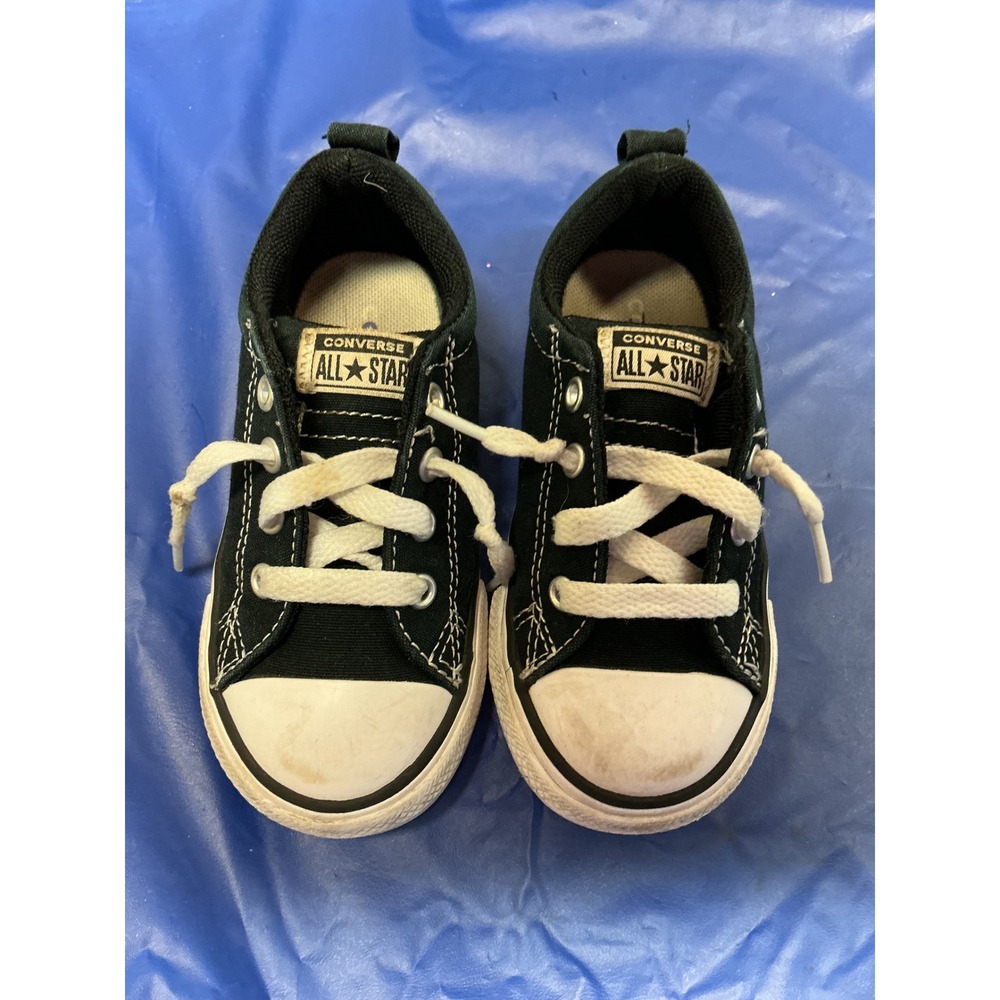 Converse Chuck Taylor All Star Kids Size 8 Green Good Low Top Sneakers A01699F